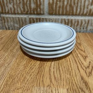 Pfaltzgraff Yorktowne saucer bread plate set of 4